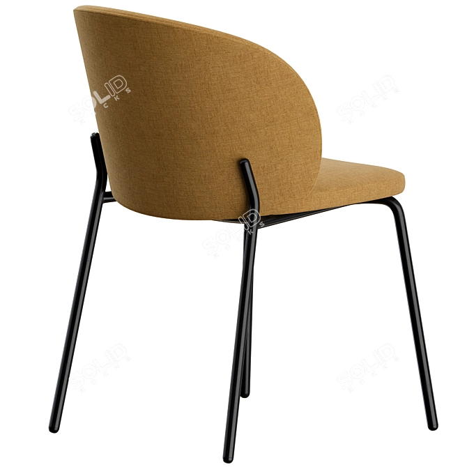 Modern Princeton Chair: Sleek Design, BoConcept 3D model image 9