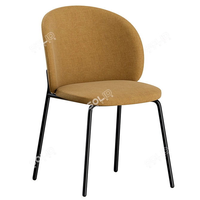 Modern Princeton Chair: Sleek Design, BoConcept 3D model image 10