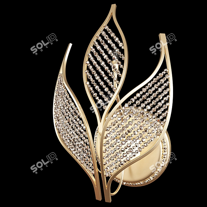 Elegant Profili Chandelier 3D model image 2