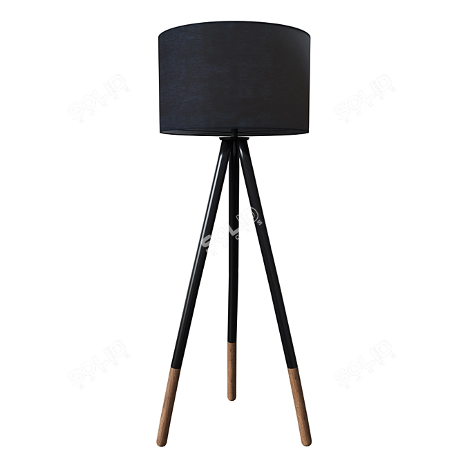 Rurik Floor Lamp - Elegant Lighting Solution 3D model image 2