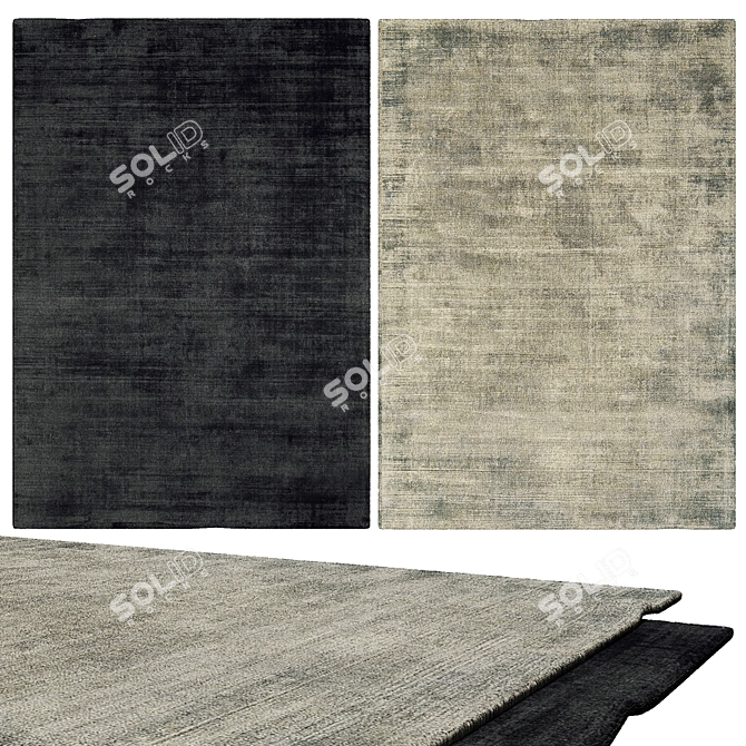 Stylish Interior Carpets 3D model image 1