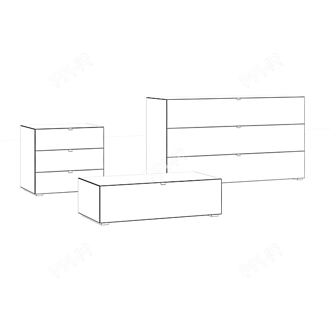 Twils Tetris 2.0: Modern Modular Furniture 3D model image 5