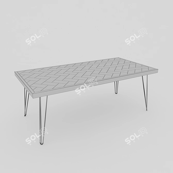 Modern Maidstone Coffee Table Actona 3D model image 3