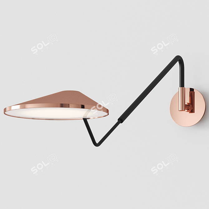 BOVER Nón Lá A/04 Wall Lamp 3D model image 3