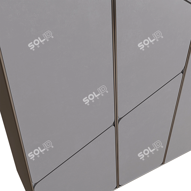 Stylish MY 37 Wardrobe 3D model image 4