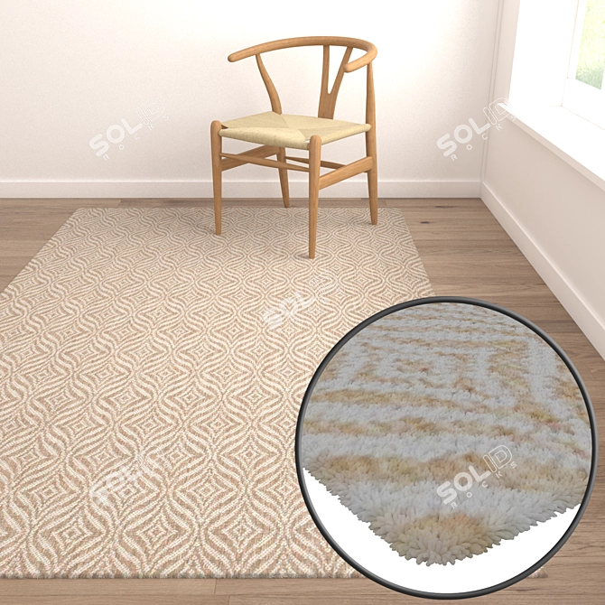 Versatile Carpet Set for Stunning Renders 3D model image 5