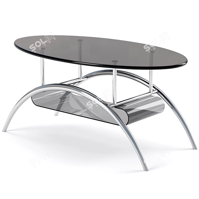 Sleek Ryan Rove Cleveland Coffee Table 3D model image 2