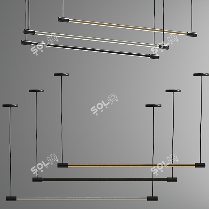 Contemporary Pendant Lights Collection 3D model image 3