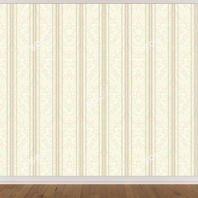 Seamless Wallpaper Set - 3 Colors 3D model image 4