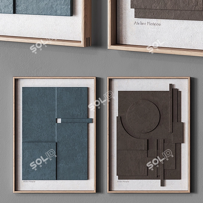 Danish Design Atelier Plateau 3D model image 1