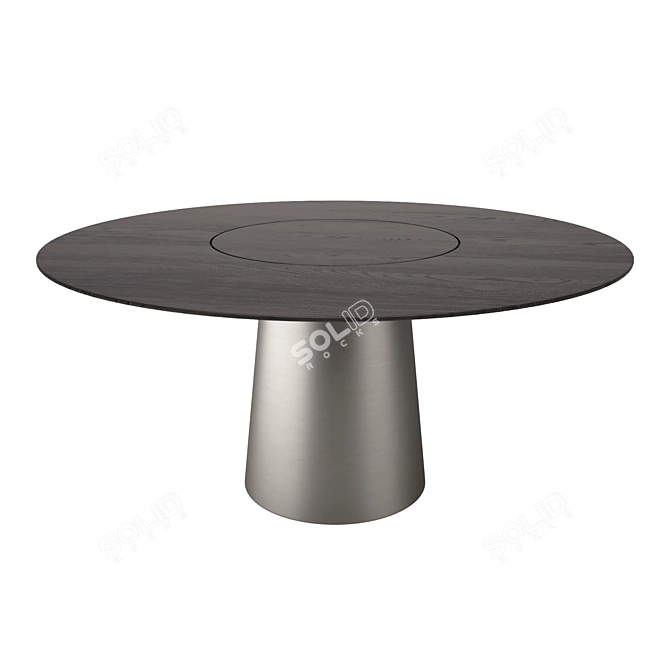 Elegant Materic Dining Table 3D model image 1