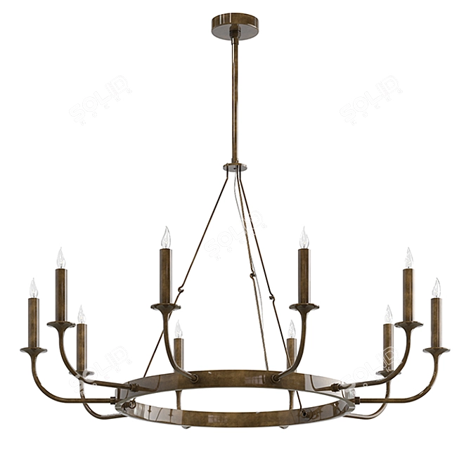 Elegant Berlin Chandelier - Stunning! 3D model image 1