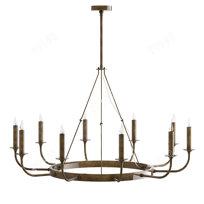 Elegant Berlin Chandelier - Stunning! 3D model image 2