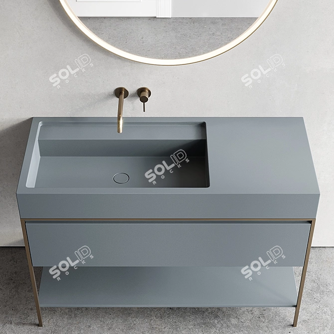 Nic Design Elen 120 Vanity 3D model image 3