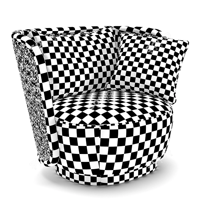 Etro Home Interiors Caral Armchair 3D model image 5