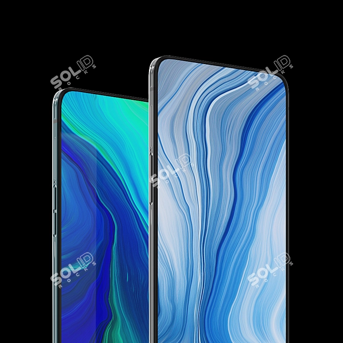 Oppo Reno - High-Poly 3D Model 3D model image 2