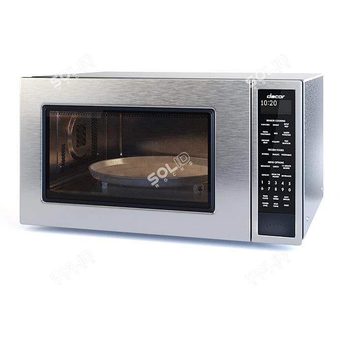 24" Dacor Professional Microwave 3D model image 1