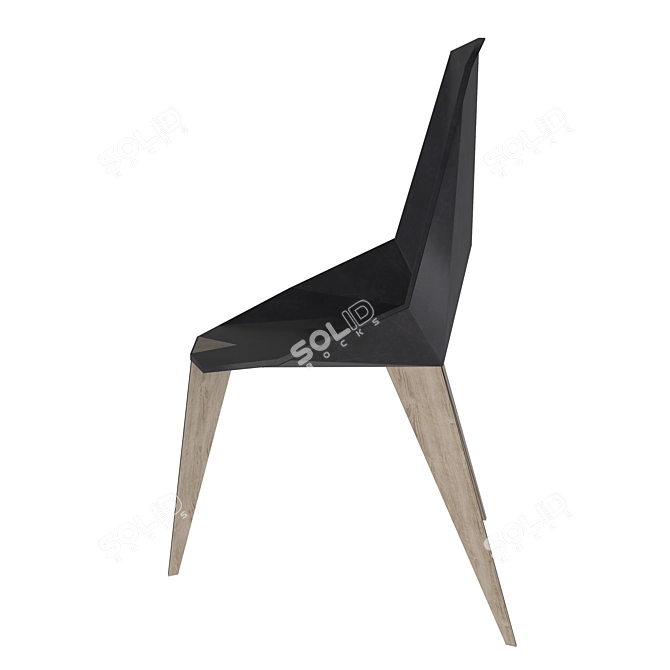 Arah Folding Chair: Low Poly 2015 Design 3D model image 3