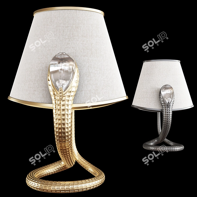 Elegant Creep Profile Table Lamp 3D model image 1