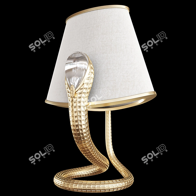 Elegant Creep Profile Table Lamp 3D model image 2