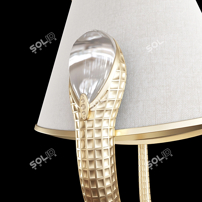 Elegant Creep Profile Table Lamp 3D model image 3