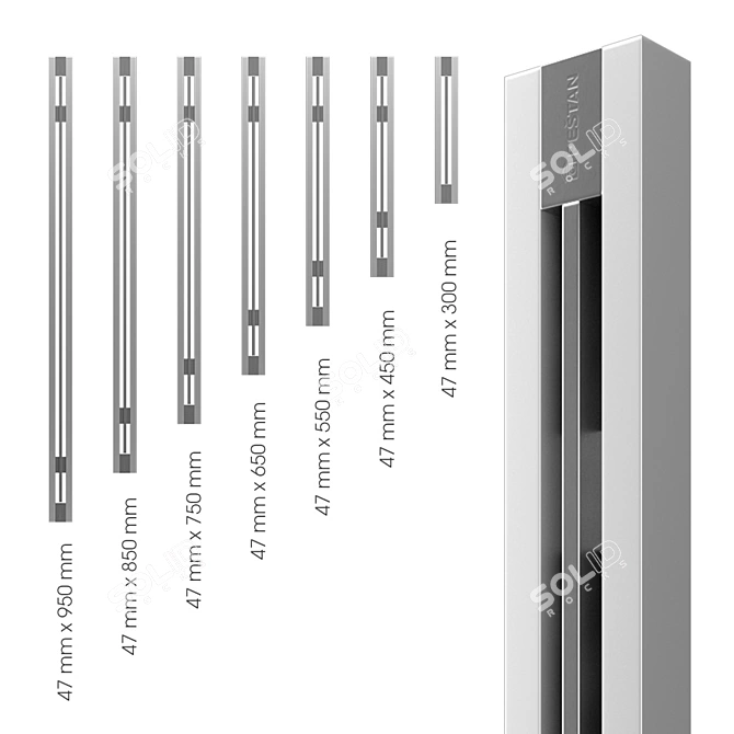 Sleek Shower Traps: Pestan's Premium & Slim Line 3D model image 2