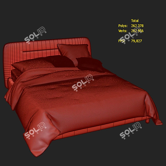 Numa Bed - LA REDOUTE 3D model image 3