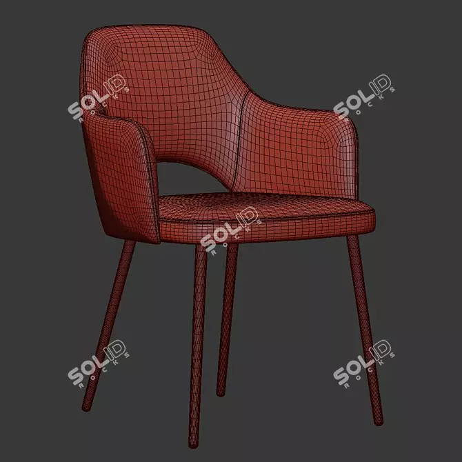 Elegant and Comfortable SACHA Chair 3D model image 3