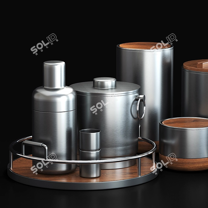 Elegant Kitchen Set: Essential and Stylish 3D model image 3