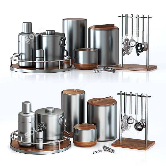 Elegant Kitchen Set: Essential and Stylish 3D model image 6