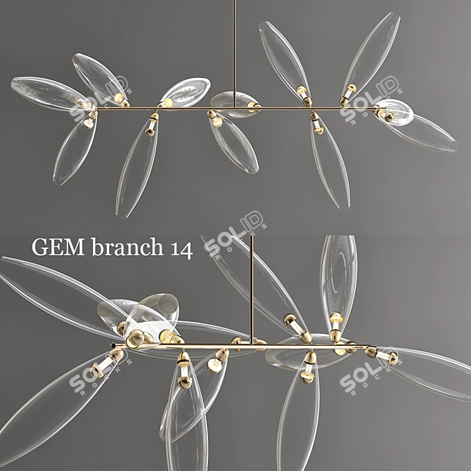 GEM_branch_14: High-Quality 3D Model 3D model image 1