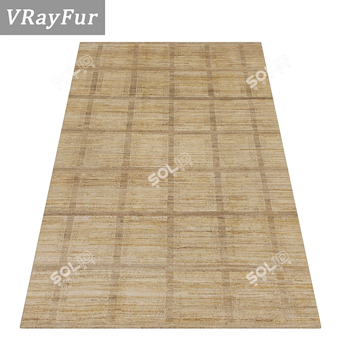 High-Quality Carpet Set 3D model image 2