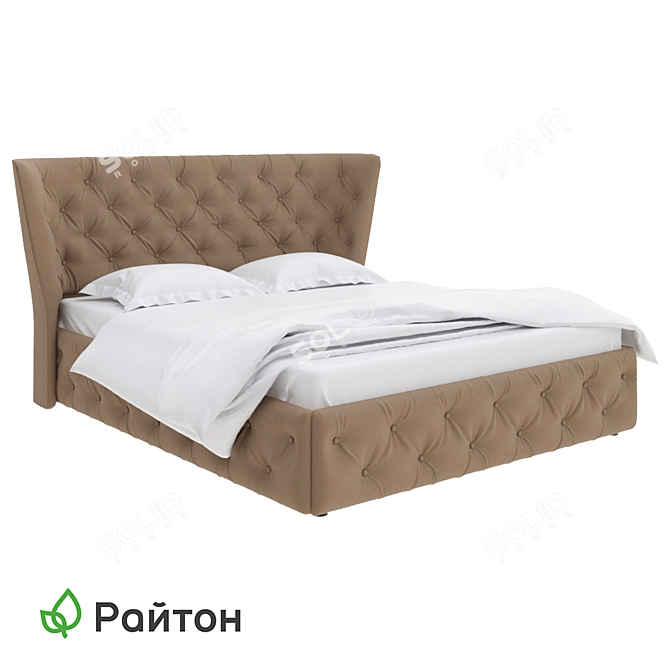 Modern Bed with Storage - Life Box 5 3D model image 1