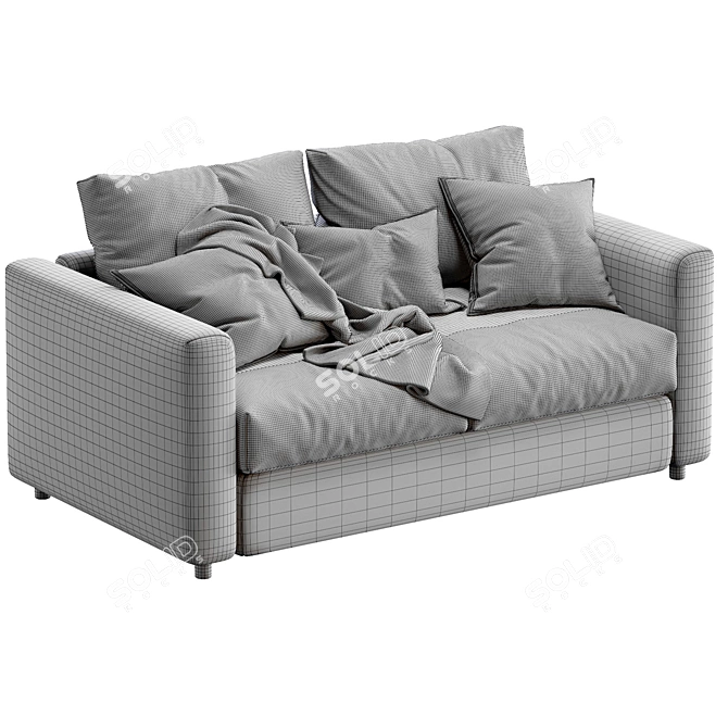 Ikea Vimle Leather Sofa: Modern, Stylish, and Comfortable 3D model image 5