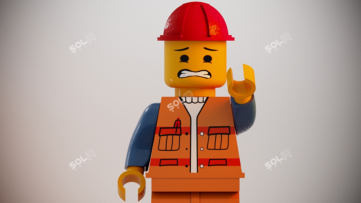 Title: Lego Character Model 3D model image 1