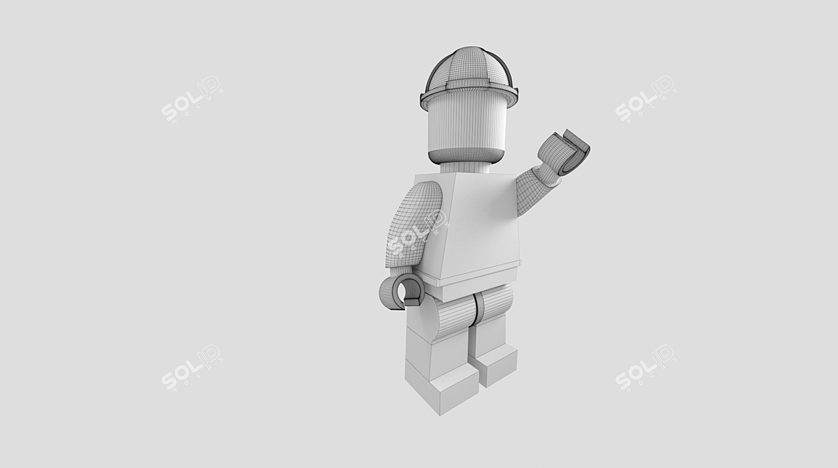 Title: Lego Character Model 3D model image 2
