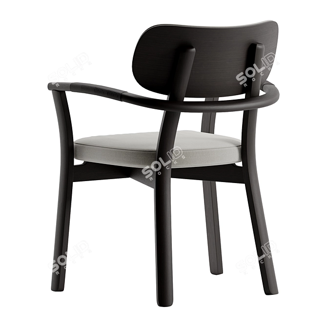 Porada Evelin - Sleek and Stylish Chair 3D model image 1
