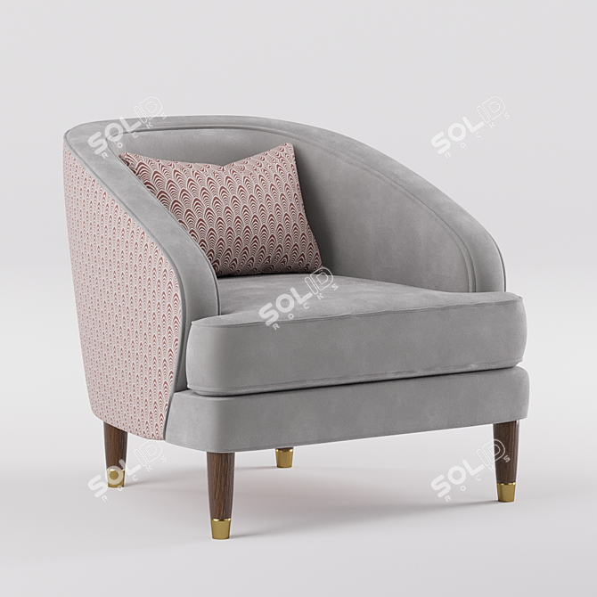 Parker Knoll 150 Fitzroy Chair 3D model image 1