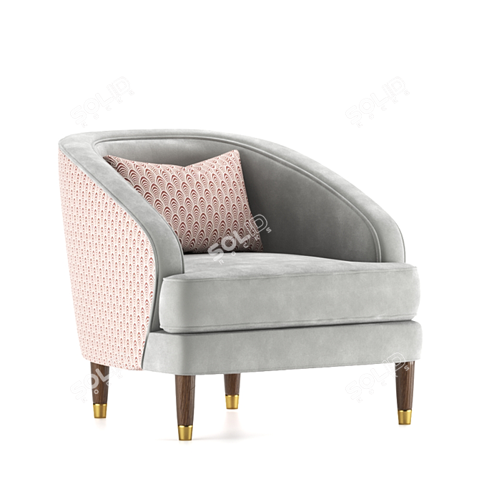 Parker Knoll 150 Fitzroy Chair 3D model image 6