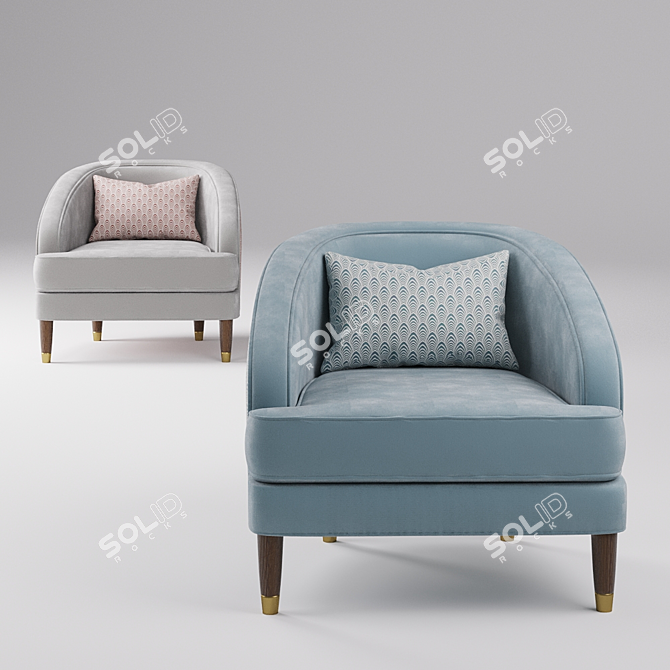 Parker Knoll 150 Fitzroy Chair 3D model image 9