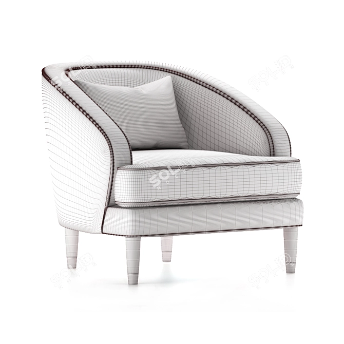 Parker Knoll 150 Fitzroy Chair 3D model image 12