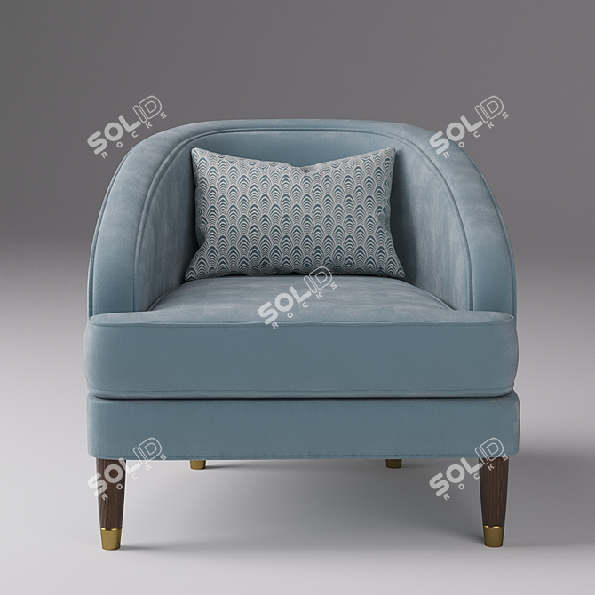 Parker Knoll 150 Fitzroy Chair 3D model image 14