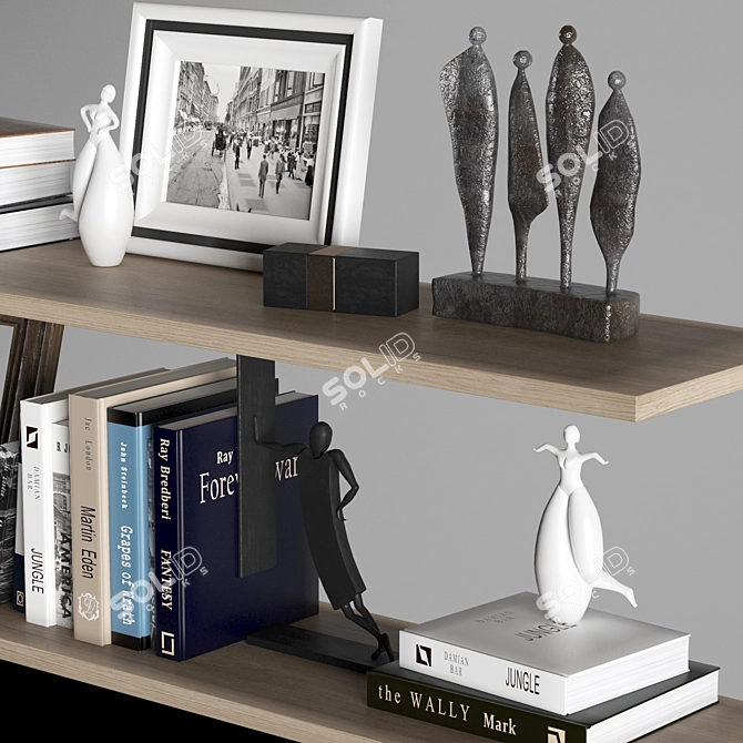 Elegant Home Decor Set 3D model image 3