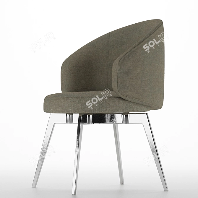 Bea Lema Small Armchair 3D model image 7