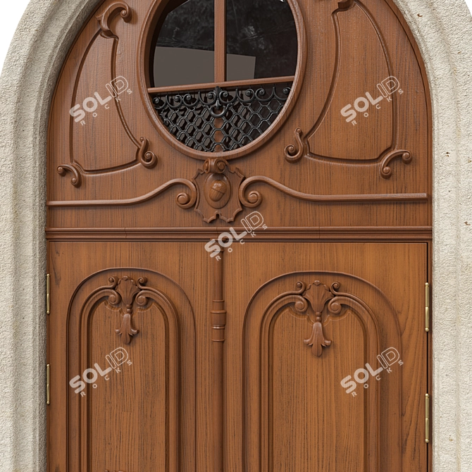 Classic 3D Max Door: 1470mm x 3000mm 3D model image 2