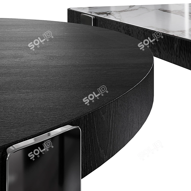 Title: Minotti Mattia Coffee Tables 3D model image 2