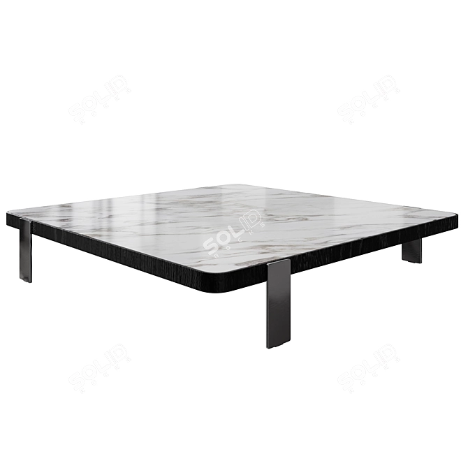 Title: Minotti Mattia Coffee Tables 3D model image 3