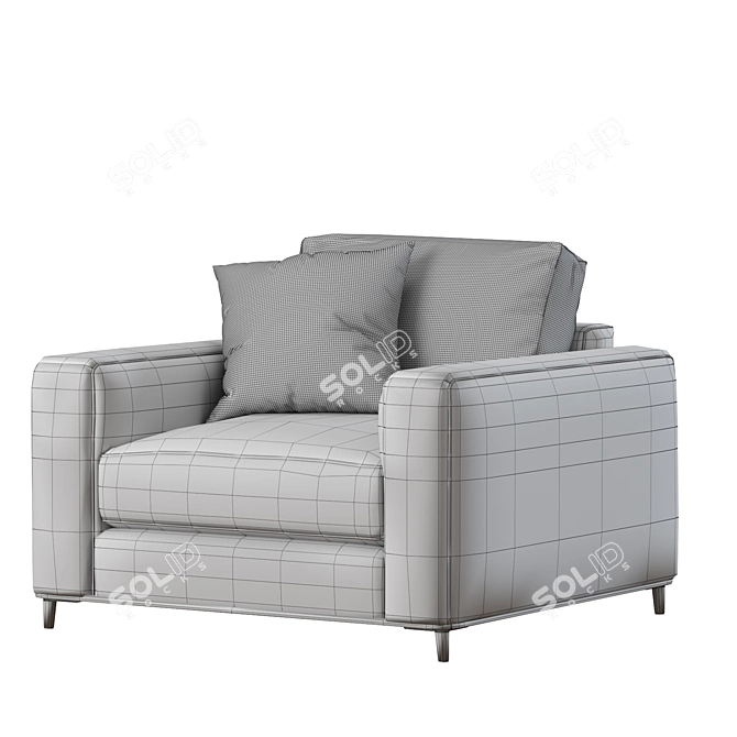 Elegant Eichholtz FERAUD Armchair 3D model image 5