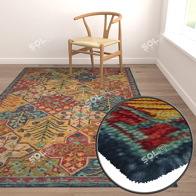 Luxury 2020 Carpet Set 3D model image 5