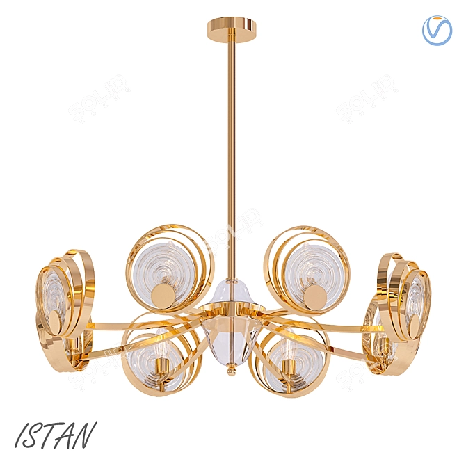 ISTAN 2014: V-Ray Render Design Lamp 3D model image 1